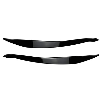 2X Front Headlight Eyelids for BMW 5 Series F10 F11 (2015–2017) Black