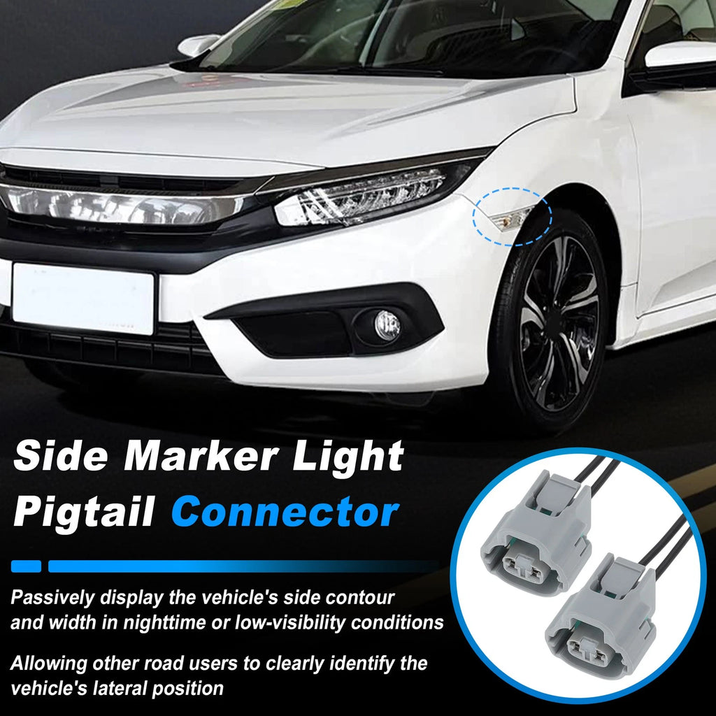 Side Marker Light Connector Pigtail for Honda Civic (2016–2021)