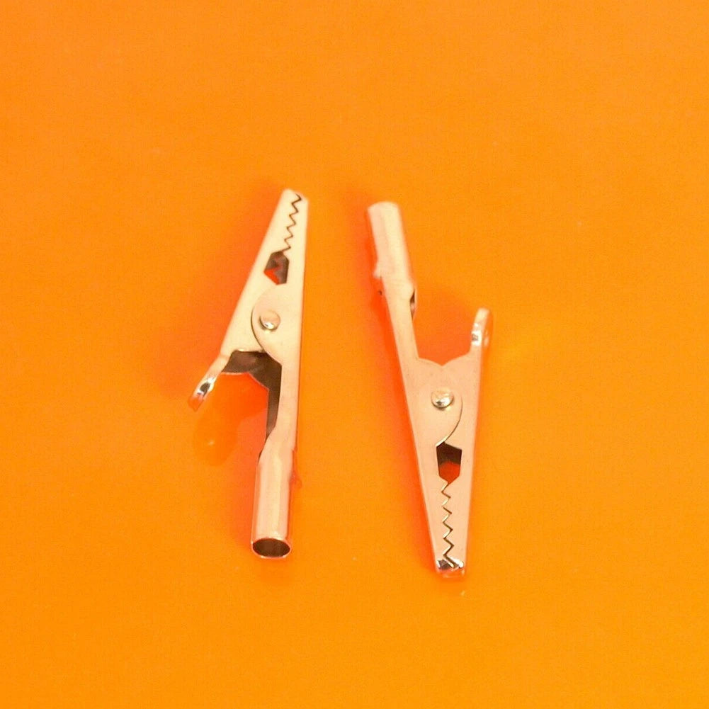 Set of 4 Small Battery Test Meter Clips 5A for Universal Use