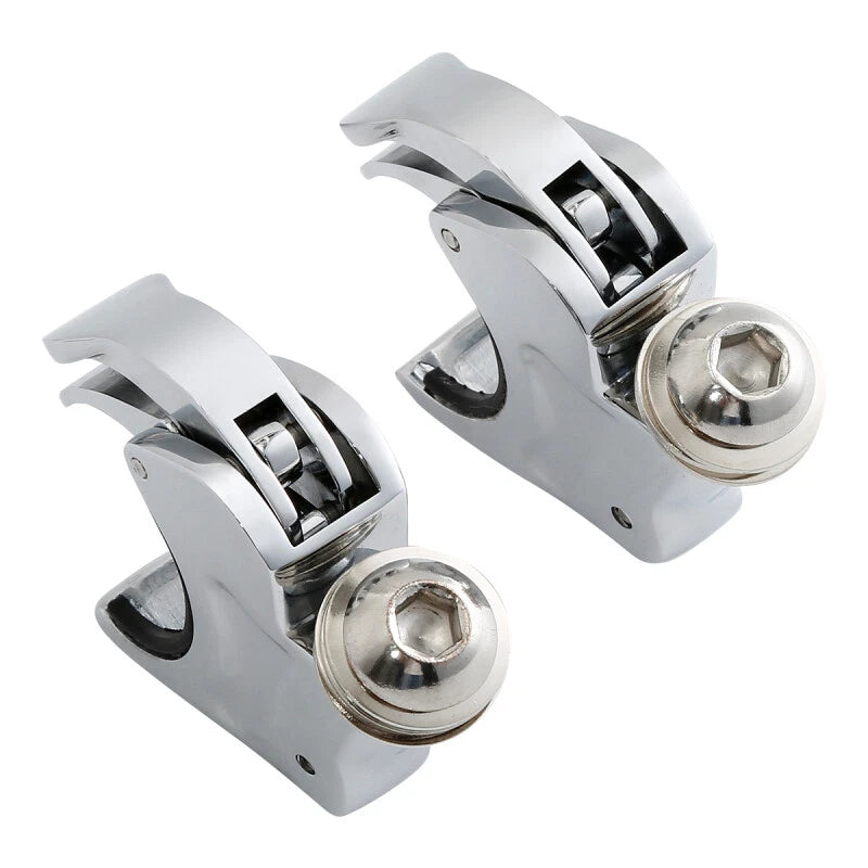 4X 39mm Front Fork Windscreen Clamps for Harley Sportster Dyna