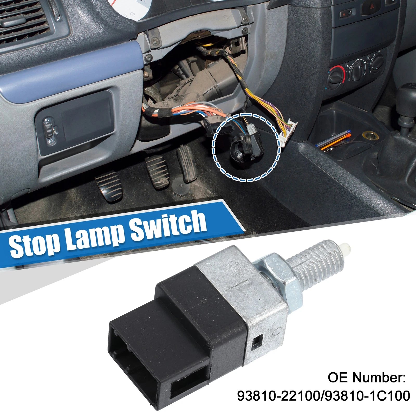 Brake Light Switch Replacement for Hyundai Elantra (1996–2000)