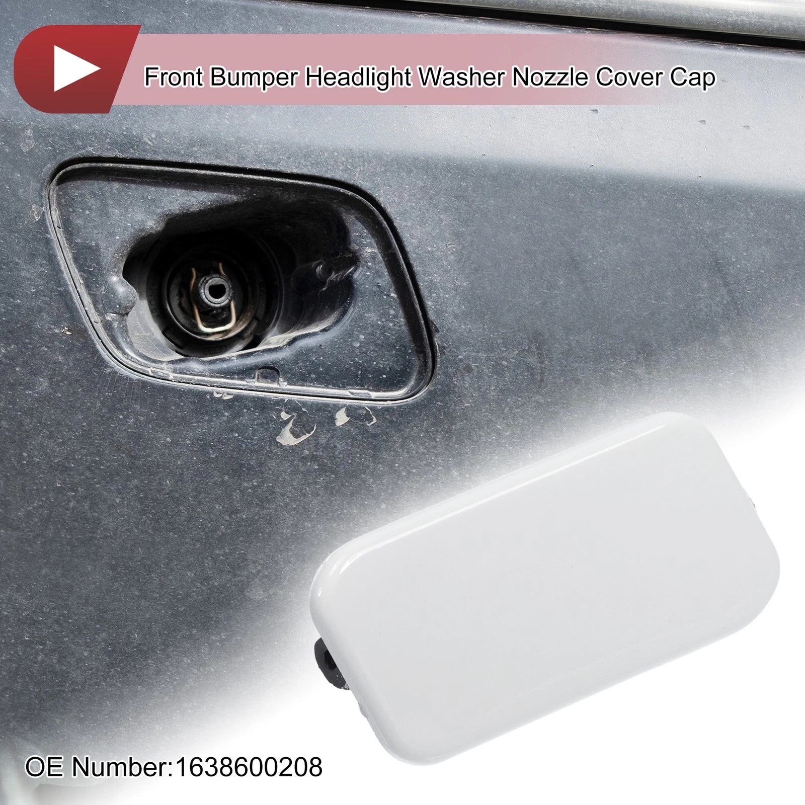 Washer Nozzle Cover Cap Front Right for Mercedes-Benz ML500 (2002–2005)