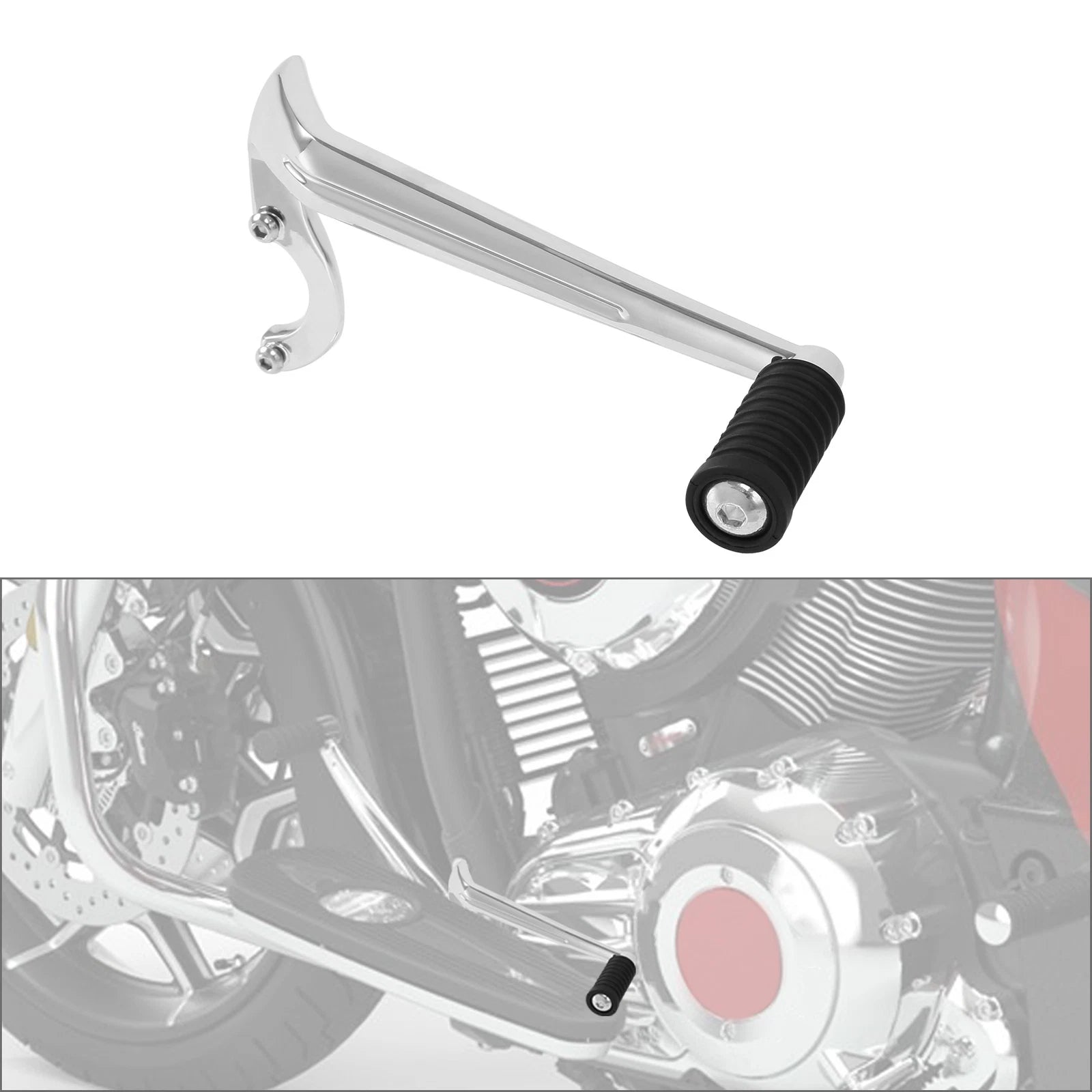 Chrome Heel Shifter Pegs for Indian Roadmaster Classic (2017–2018)