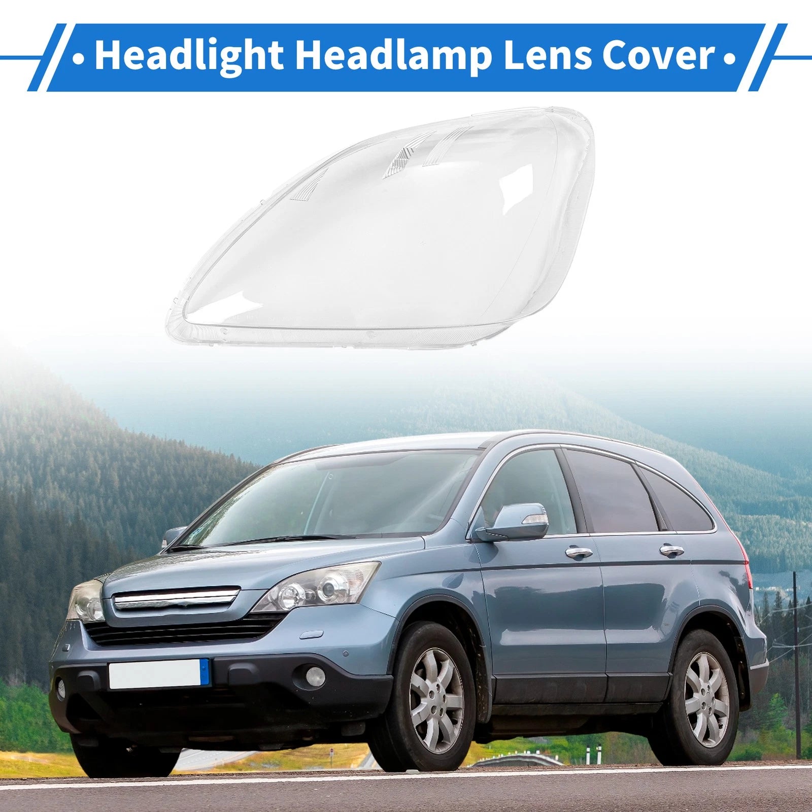 Headlight Lens Cover Front Left for Honda CRV (2005–2006) Clear