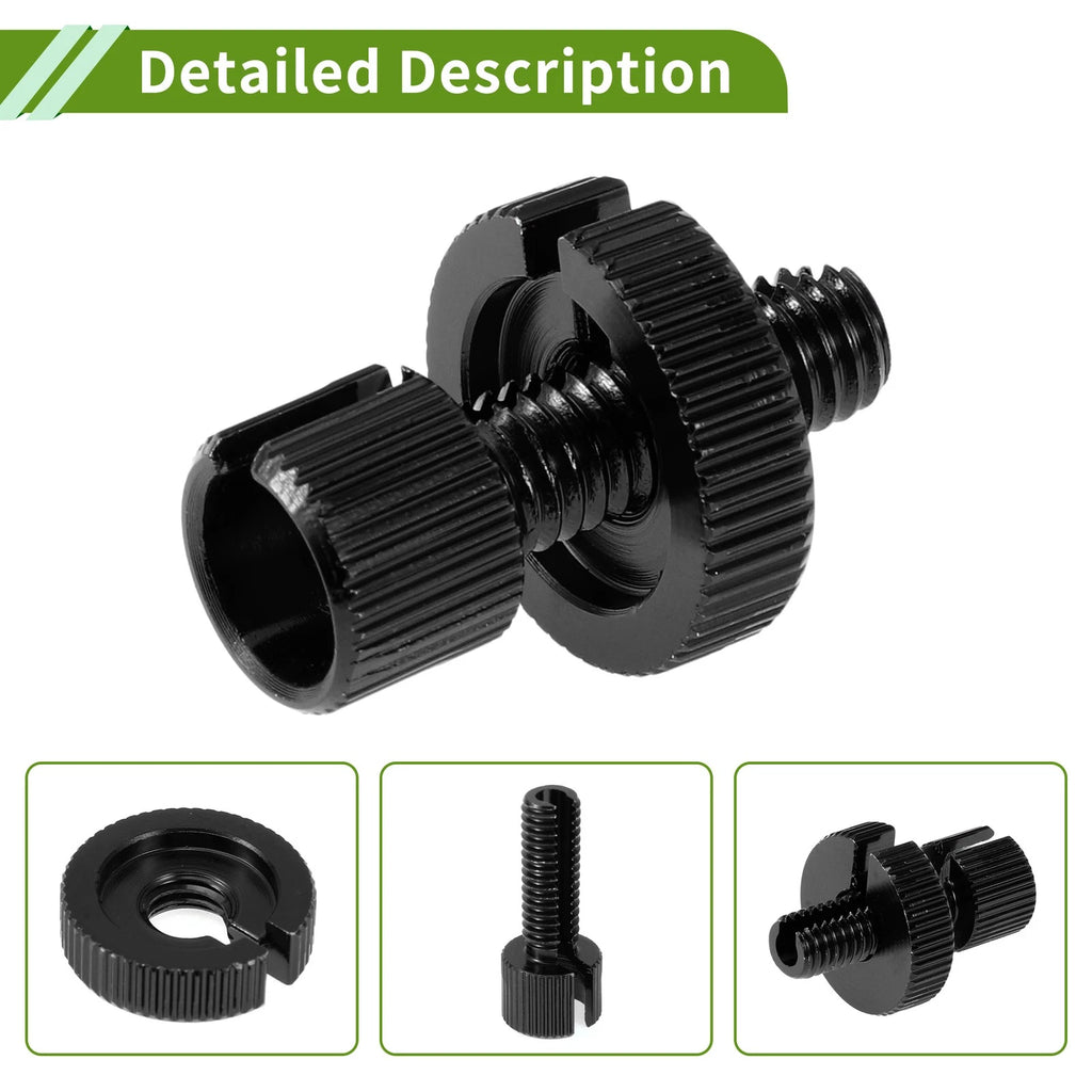 4 Pcs M8 Aluminum Motorcycle Clutch Brake Cable Adjuster Screw for Universal (—)