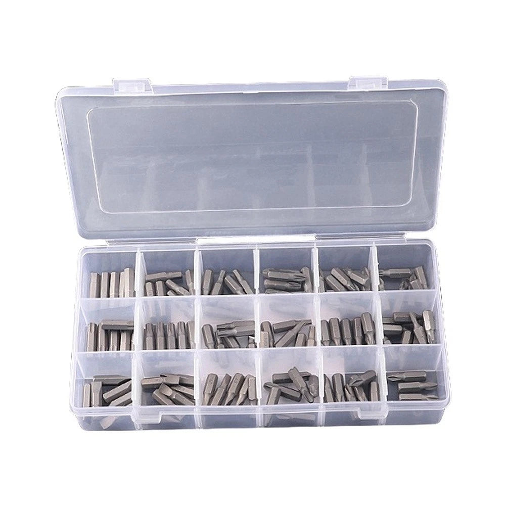 108-Piece Screwdriver Bit Set for Reliable Bit Engagement