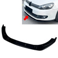 Front Bumper Lip Splitter for VW Golf MK6 (2008–2012)