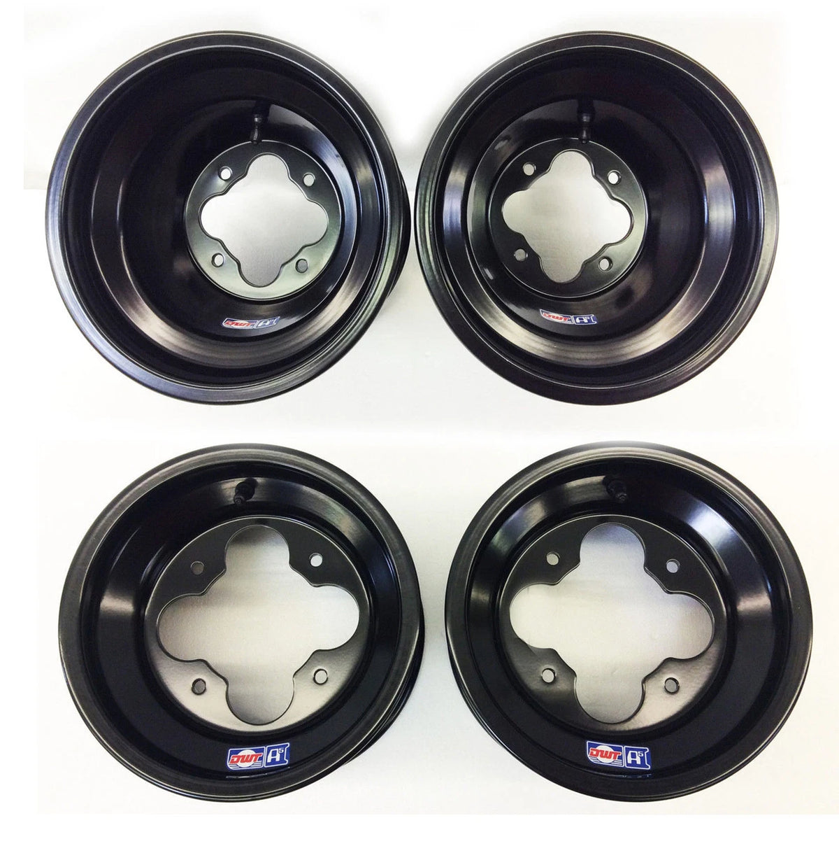 Set of 2 DWT A5 10" Front 9" Rear Wheels for Yamaha YFZ450 Banshee Raptor 700 660