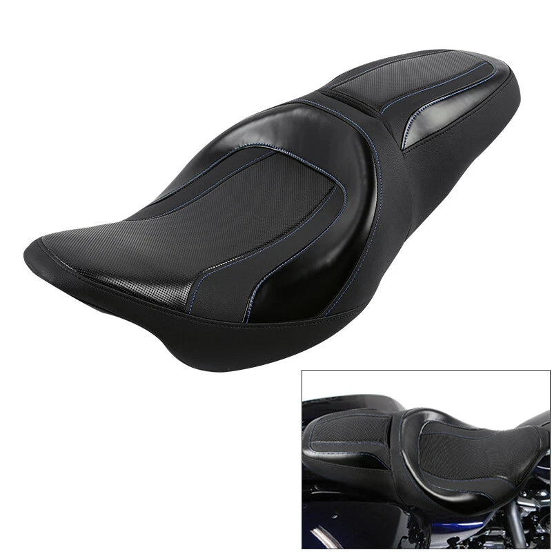 Rider Driver & Passenger Seat for Harley Touring Road King Glide (2009–2023)