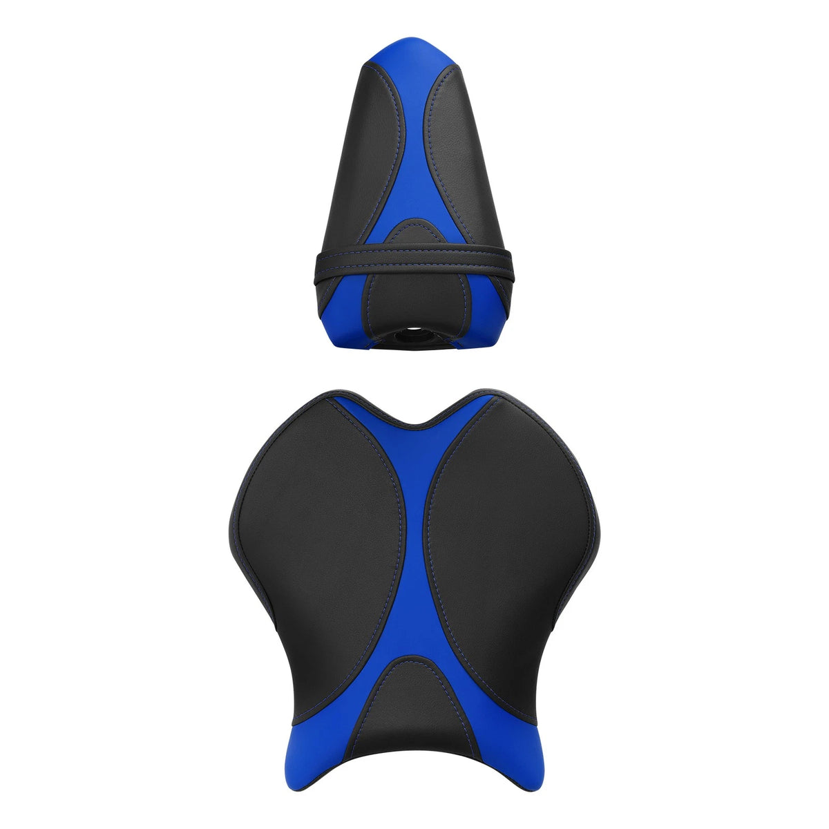 Rider Driver Passenger Seat for Yamaha YZF R6 (2017–2022) Black Blue