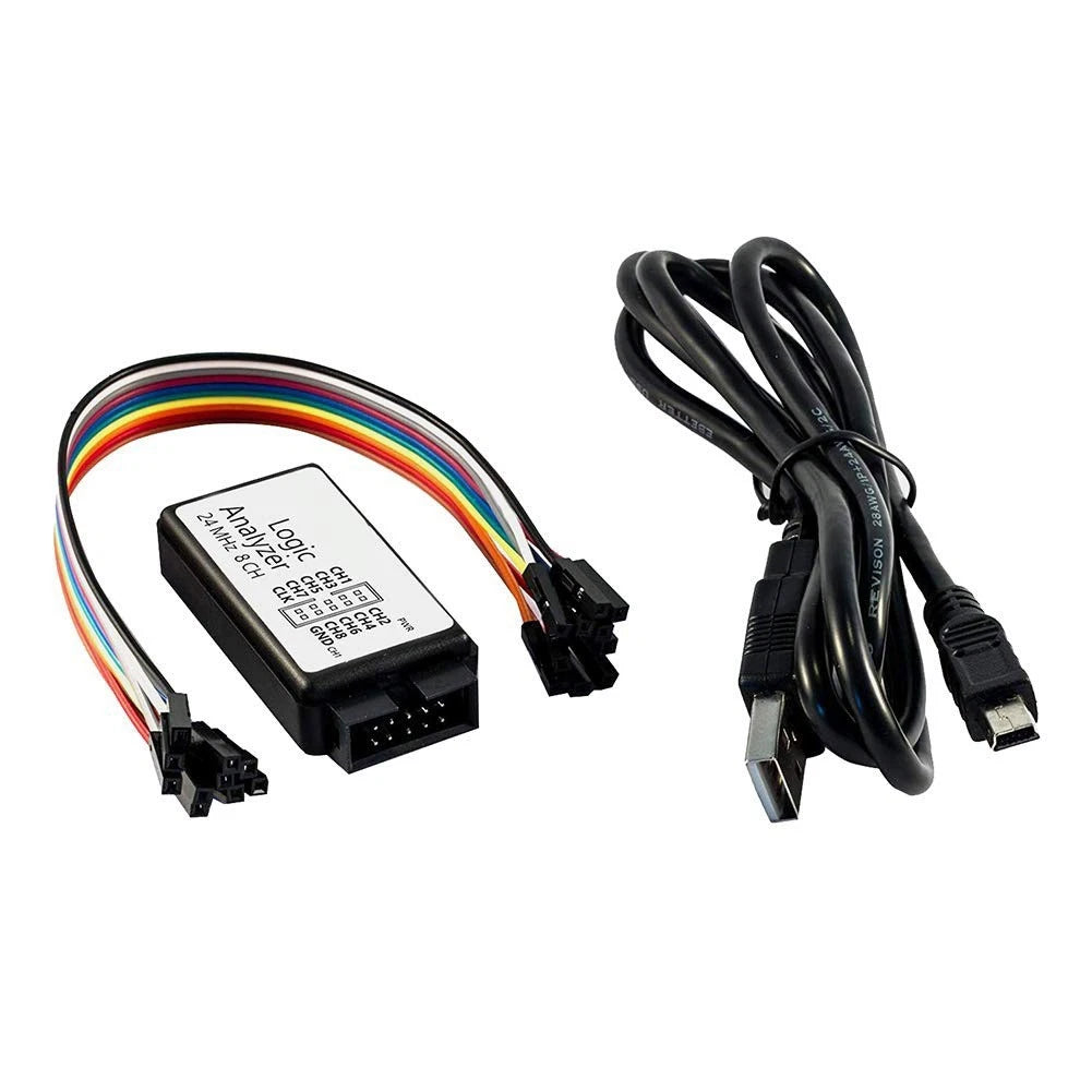 Logic Analyzer Device USB Interface 24MHz for UART IIC SPI