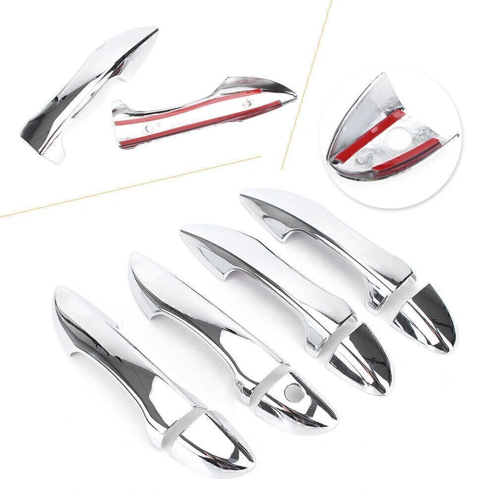 Chrome Door Handle Cover Trim for Toyota Corolla (2014–2018)