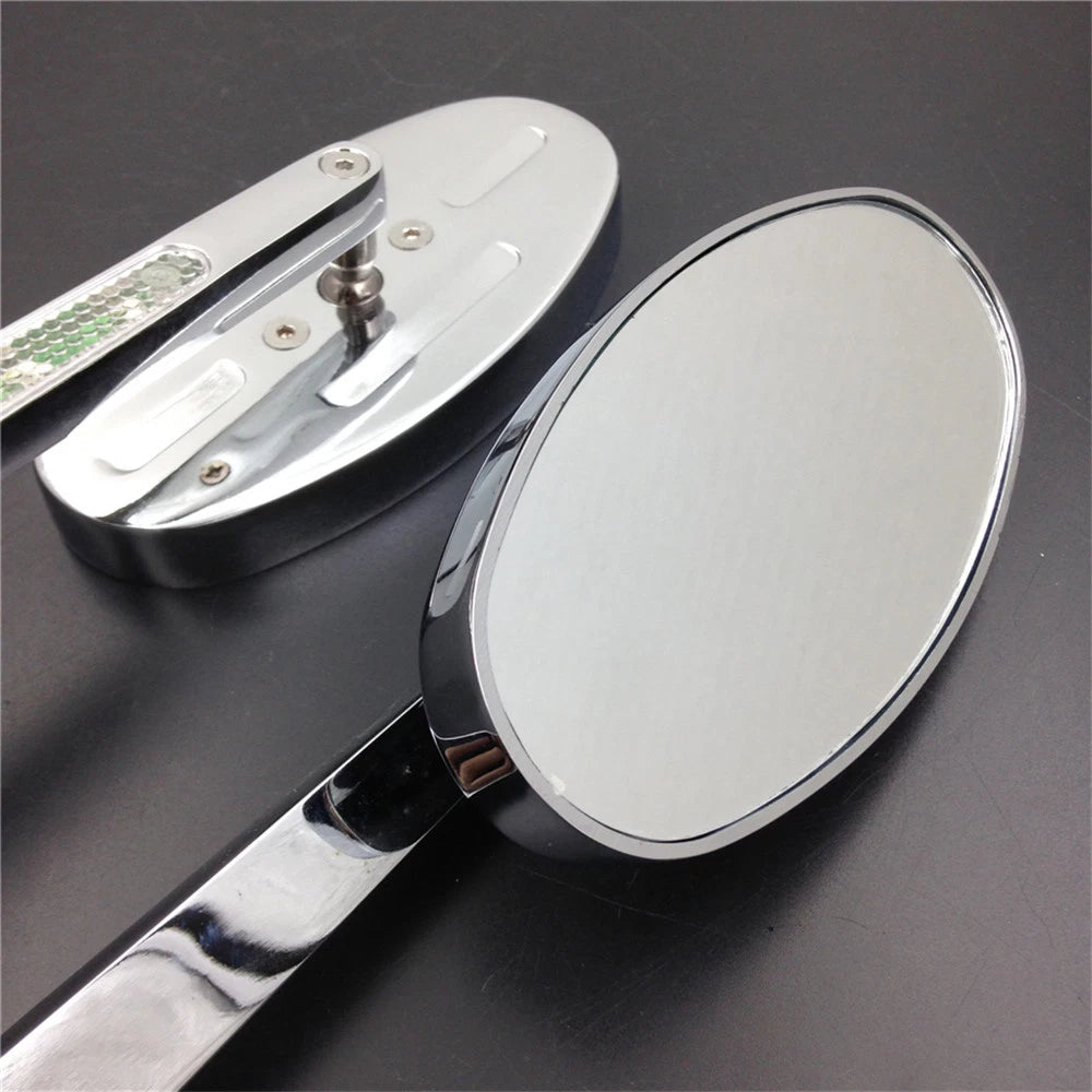 Alloy Turn Signals for Harley Softail FatBoy (Oval Shape)