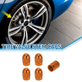 Valve Stem Caps 10x16mm Replacement Set for Car SUV Bike RV (5 Pack)