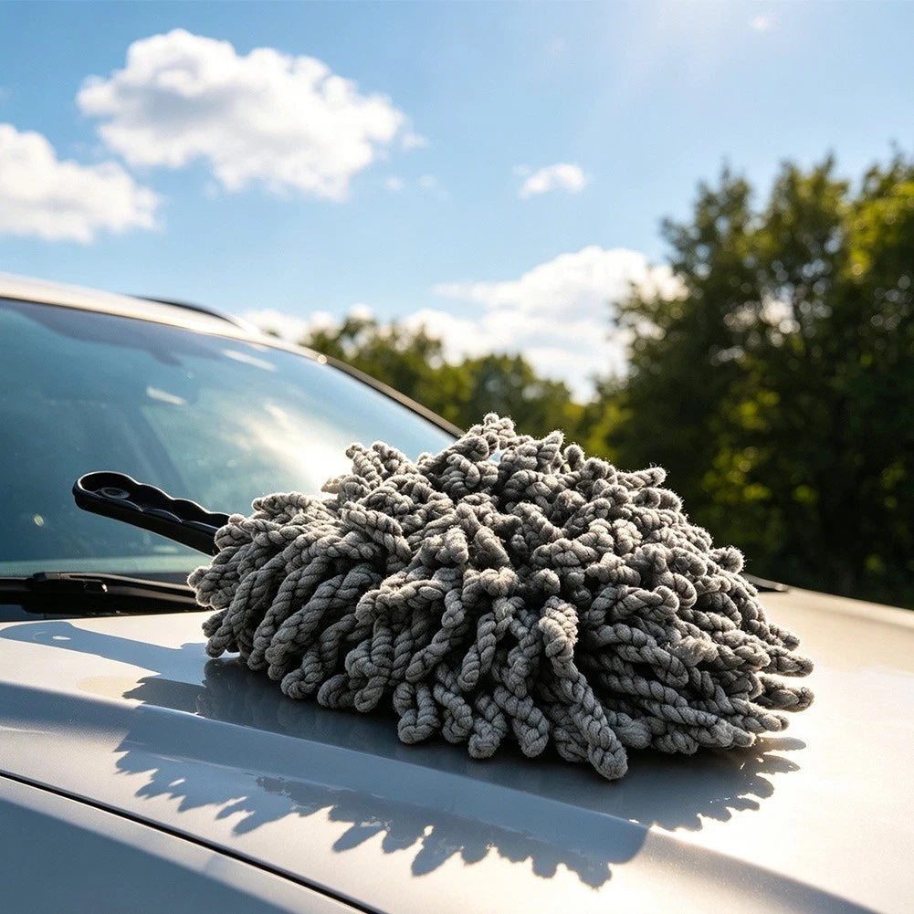 Car Wash Duster Mop Brush for Scratch Free Cleaning Experience