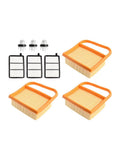 Air Filter Kit for TS410 TS420 (Includes 3 Filters, 3 Starter Balls)
