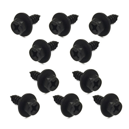 Set of 4 Bumper Fender Splash Seal Shield Rivet Clip Fasteners for