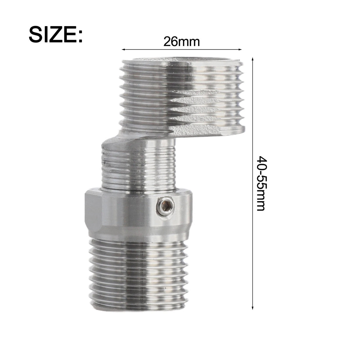 Eccentric Screw Corner Tap Adapter for Various Applications