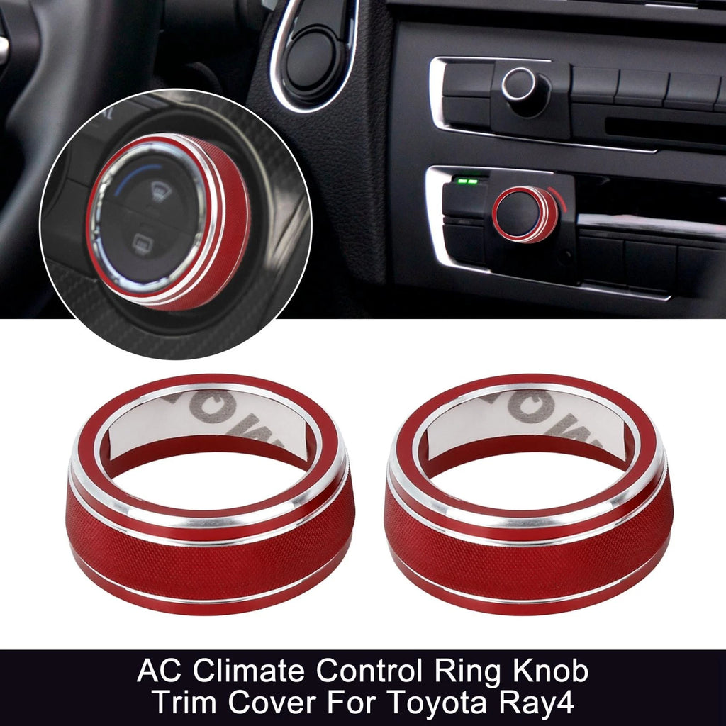 AC Climate Control Ring Knob Trim Cover Replacement for Toyota RAV4 (2019–2021)