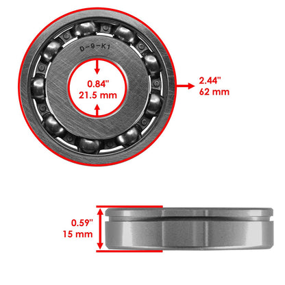 Rear Differential Bearing and Seal Kit for Honda Foreman 450 TRX450S 1998-2001