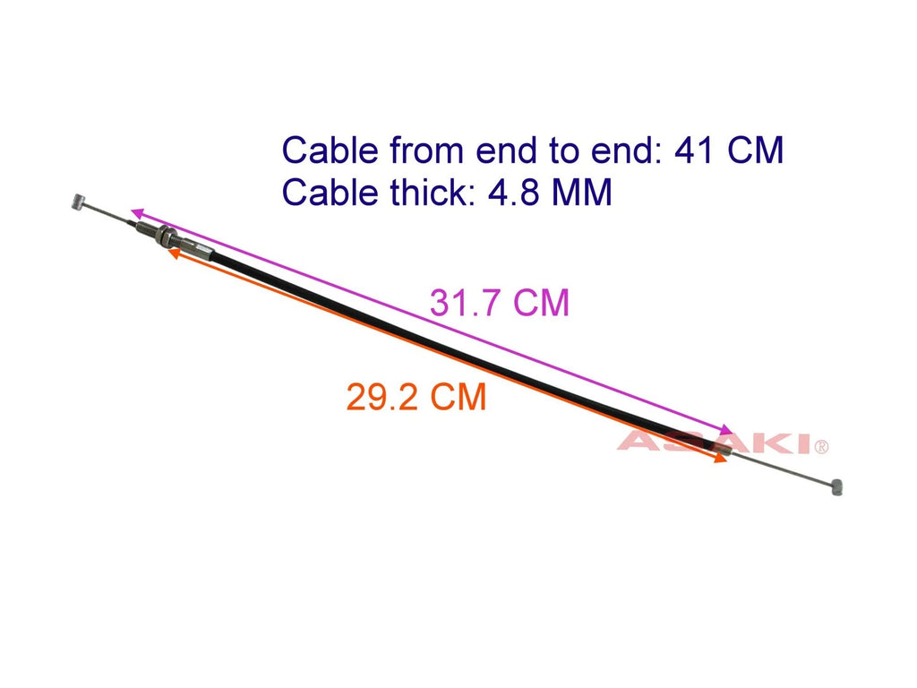 Throttle Cable 6B4-26301-00 for Yamaha Outboard 2-Stroke 9.9 15 HP (E9.9D E15D)