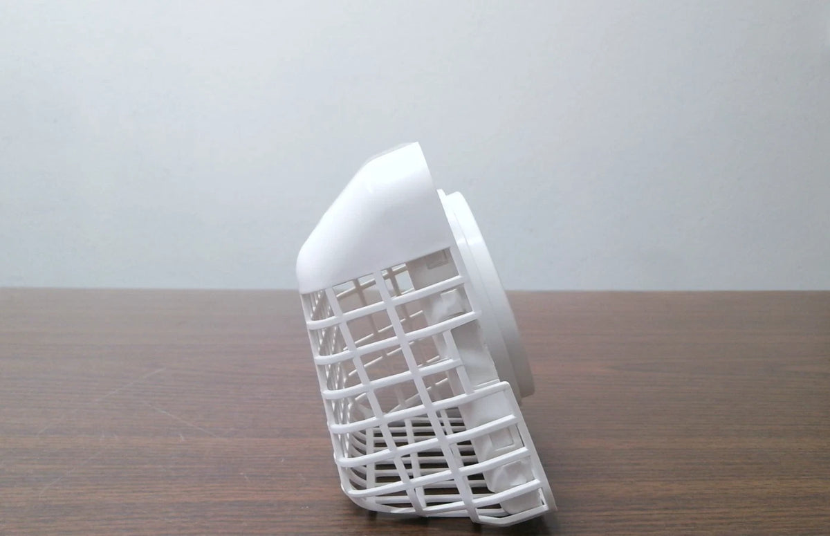 Louvered Dryer Vent Hood for Universal Use (4") - White, Bird Guard