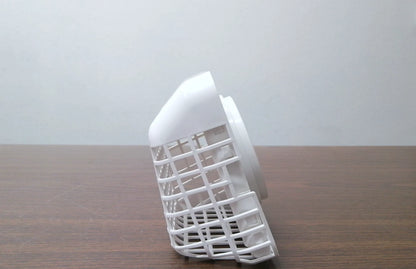 Louvered Dryer Vent Hood for Universal Use (4") - White, Bird Guard