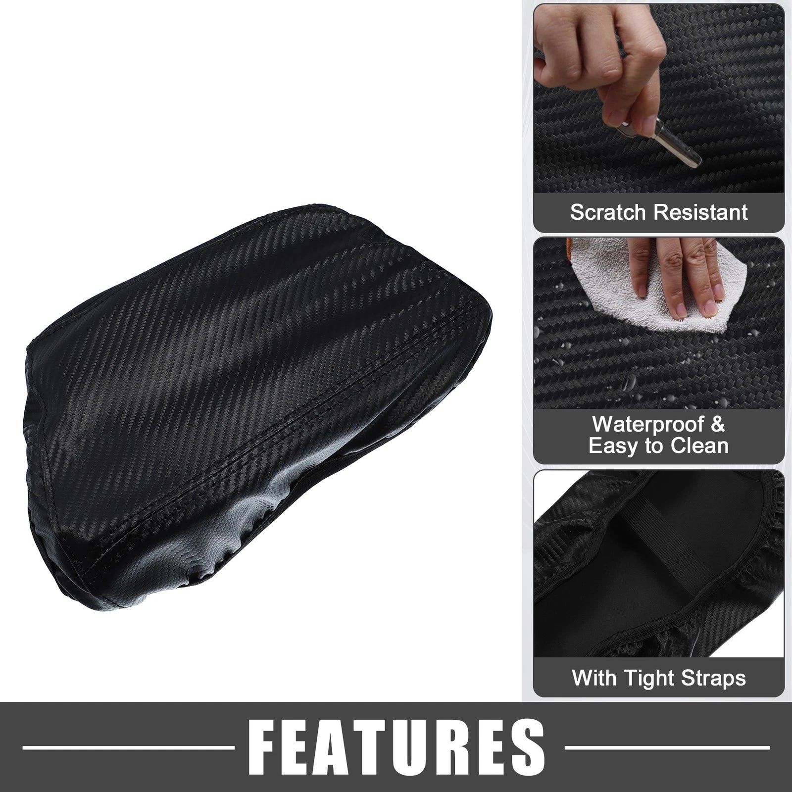 Center Console Armrest Pad Cover for Hyundai Elantra (2017–2023)