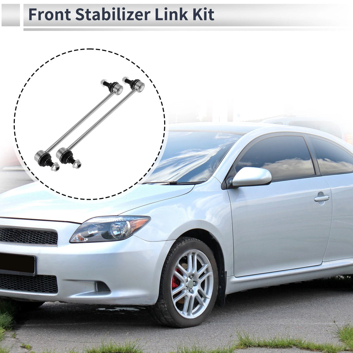Front Stabilizer Bar Links No Bushing for Pontiac Vibe (2003–2010) No.K80230
