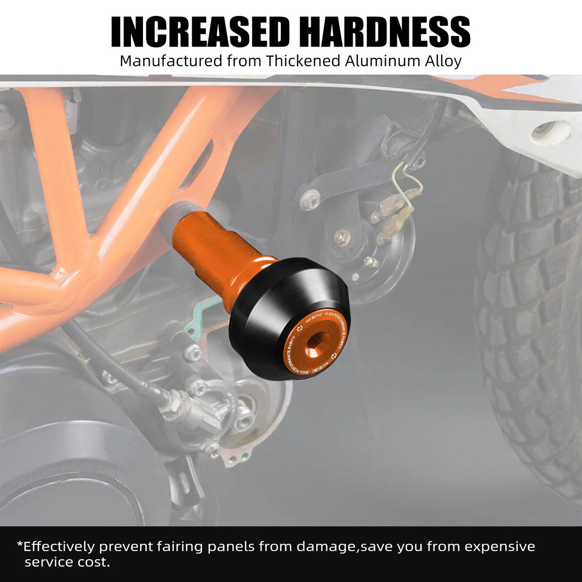 Anodized Frame Slider Crash Protector for KTM 690 SMC (2008–2023)