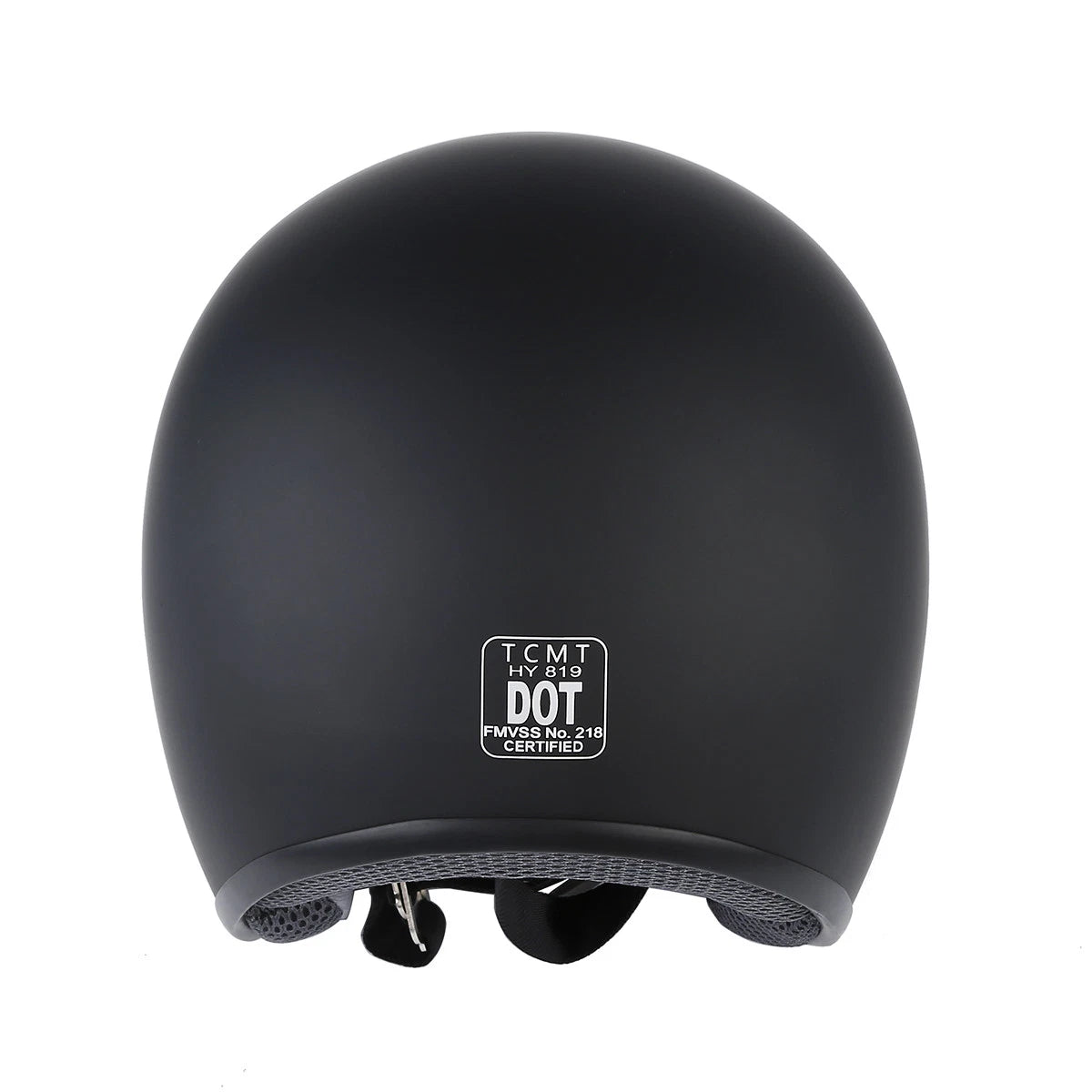 3/4 Open Face ABS Helmet for Motorcycle Scooter (S/M/L/XL) - Matte Black
