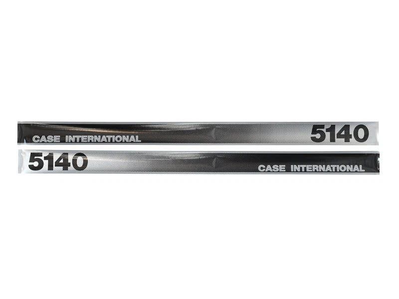 Bonnet Decal Set for Case IH 5140 Tractor (Compatible Later Type)