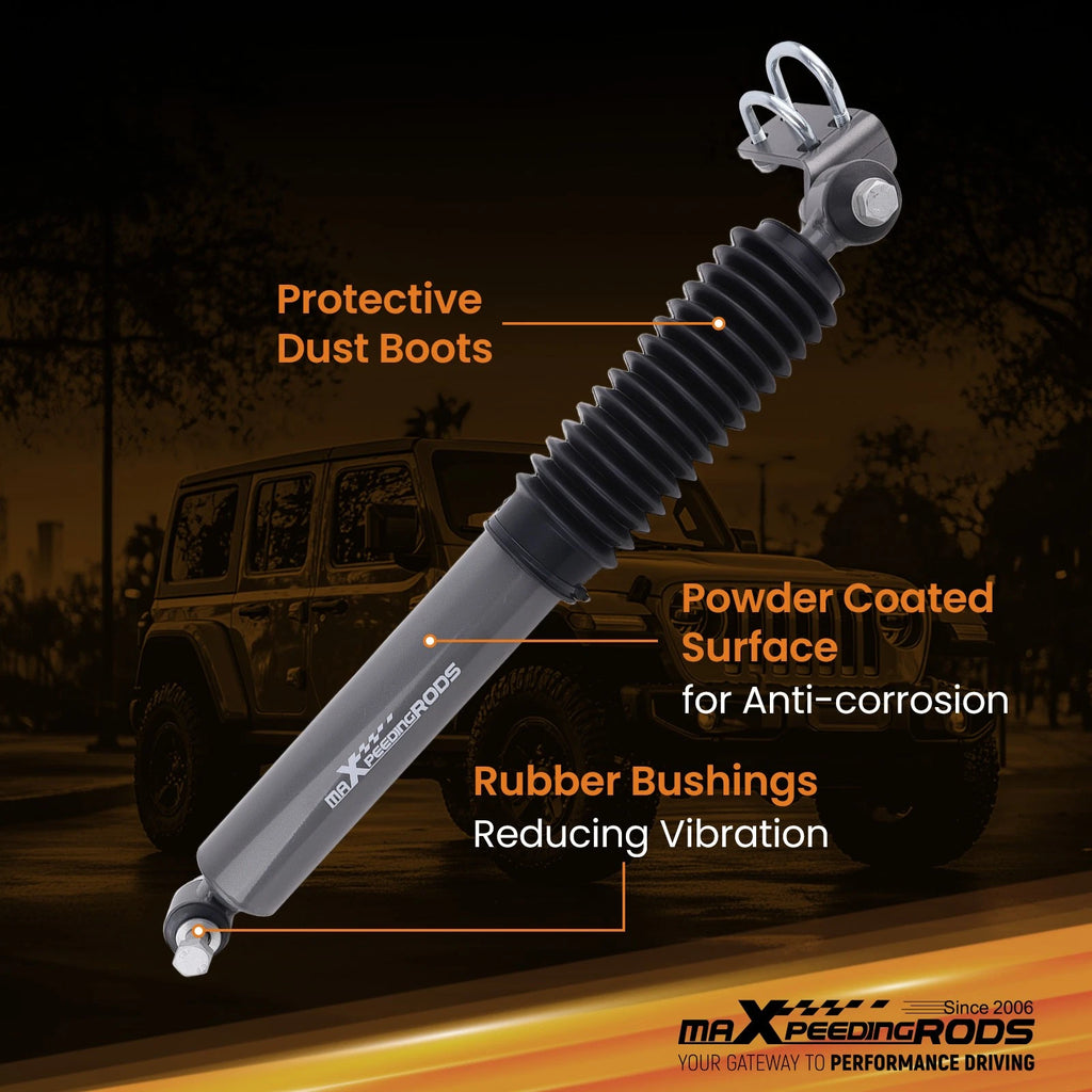 Steering Stabilizer Conversion Kit for Jeep Wrangler 2WD/4WD (2007–2018)