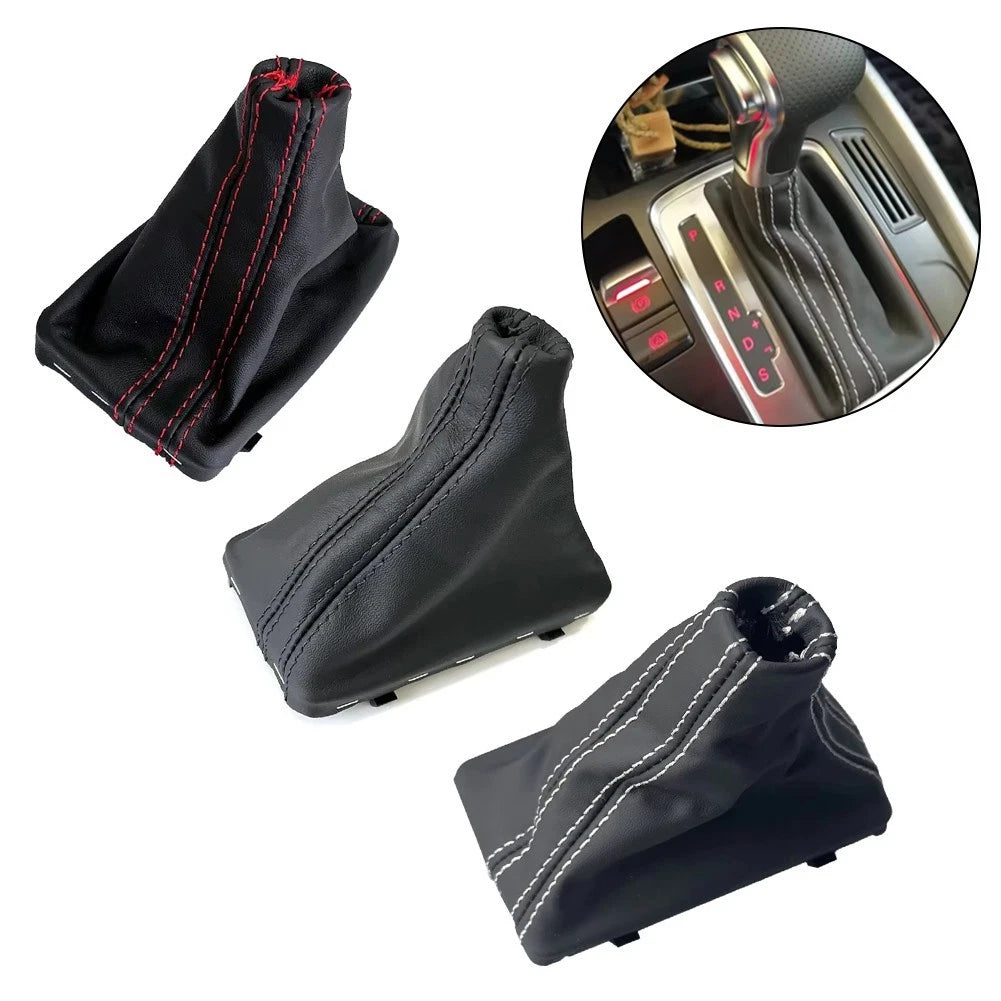 Gear Shift Knob Boot Cover for Audi A4 B8 A5 Q5 (2008–2016)