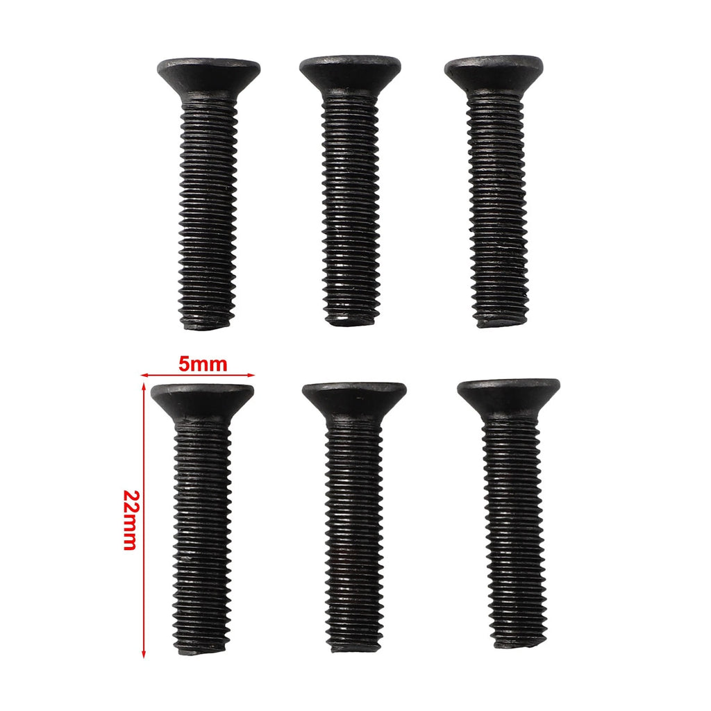 6X Fixing Screw Tool Set for Drill Chuck Left Hand Thread