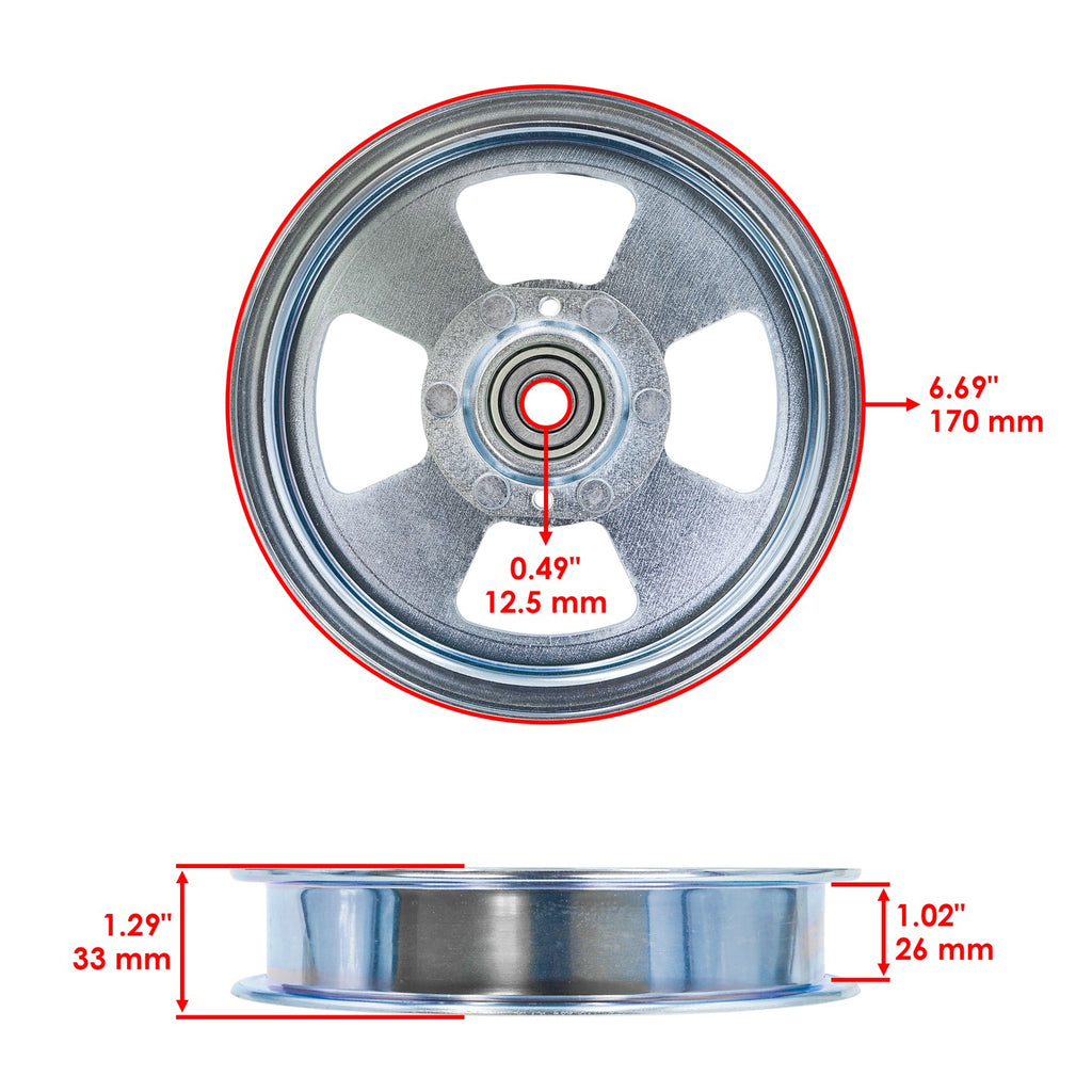 Transaxle Drive Belt Flat Idler Pulley for Ferris IS3200Z ISX3300 (2011–2011)