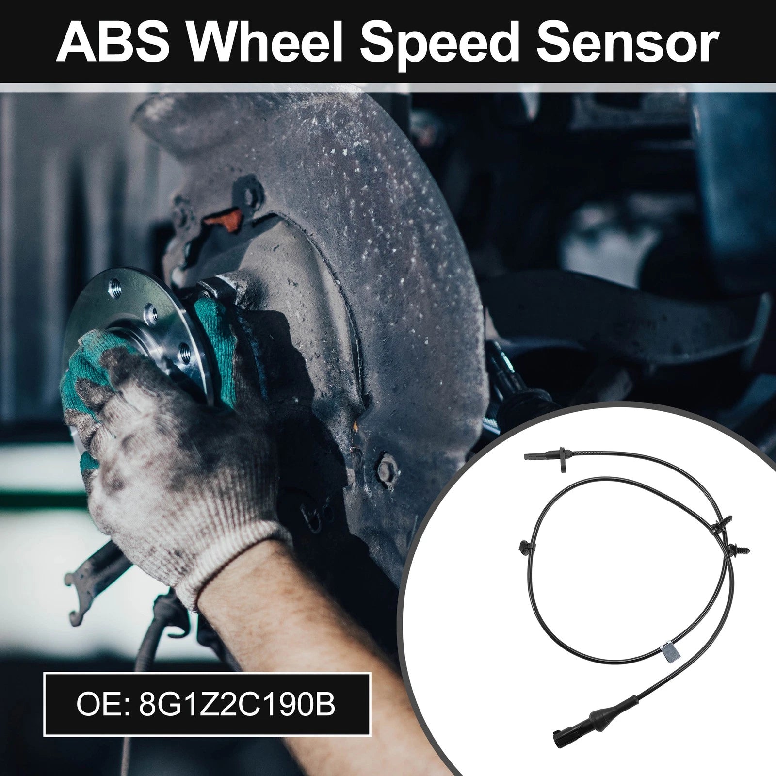 ABS Wheel Speed Sensor Replacement Rear Left for Ford Taurus (2008–2009)