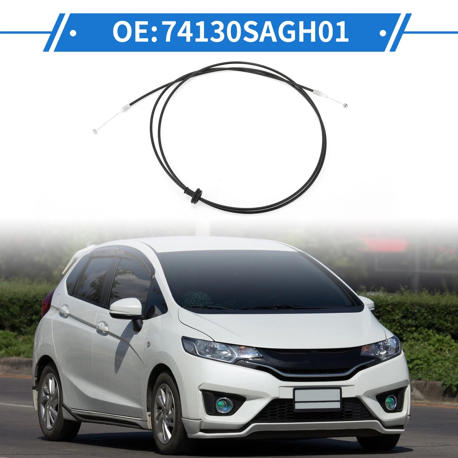 Hood Latch Release Cable Replacement for Honda Fit (2004–2008)