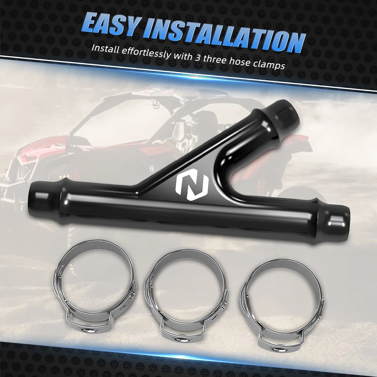 Y-Fitting Adapter Heater Hose Connector for Can-Am Commander 800 1000 (2011–2020)