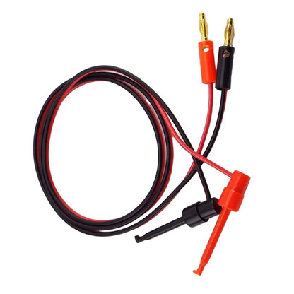 Clamp Hook Clamp Adapter Banana Connector 1 Pair (1 Meter, 4mm Diameter)