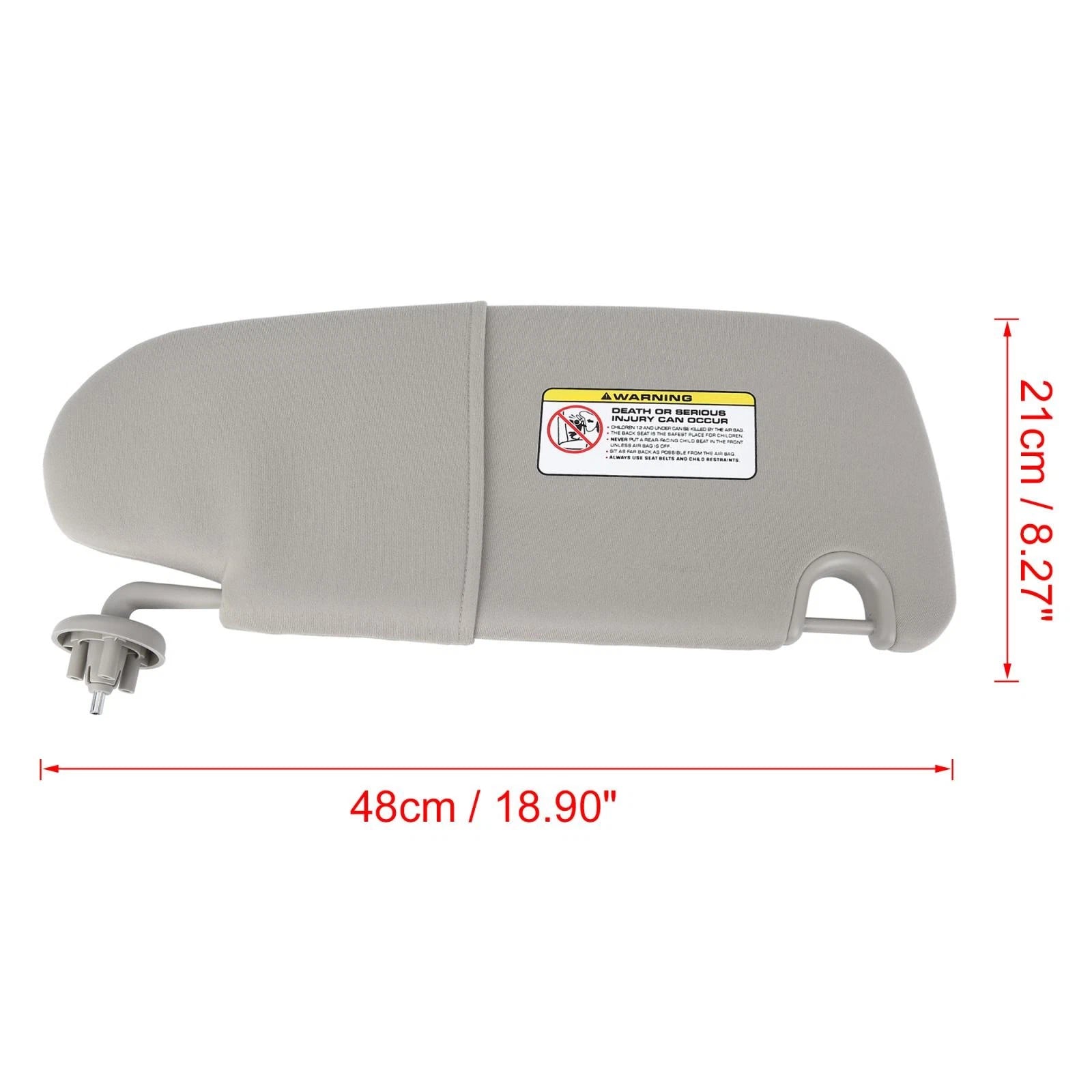 Left Driver Side Sun Visor Replacement for Dodge Ram 1500 2500 (2002–2009)