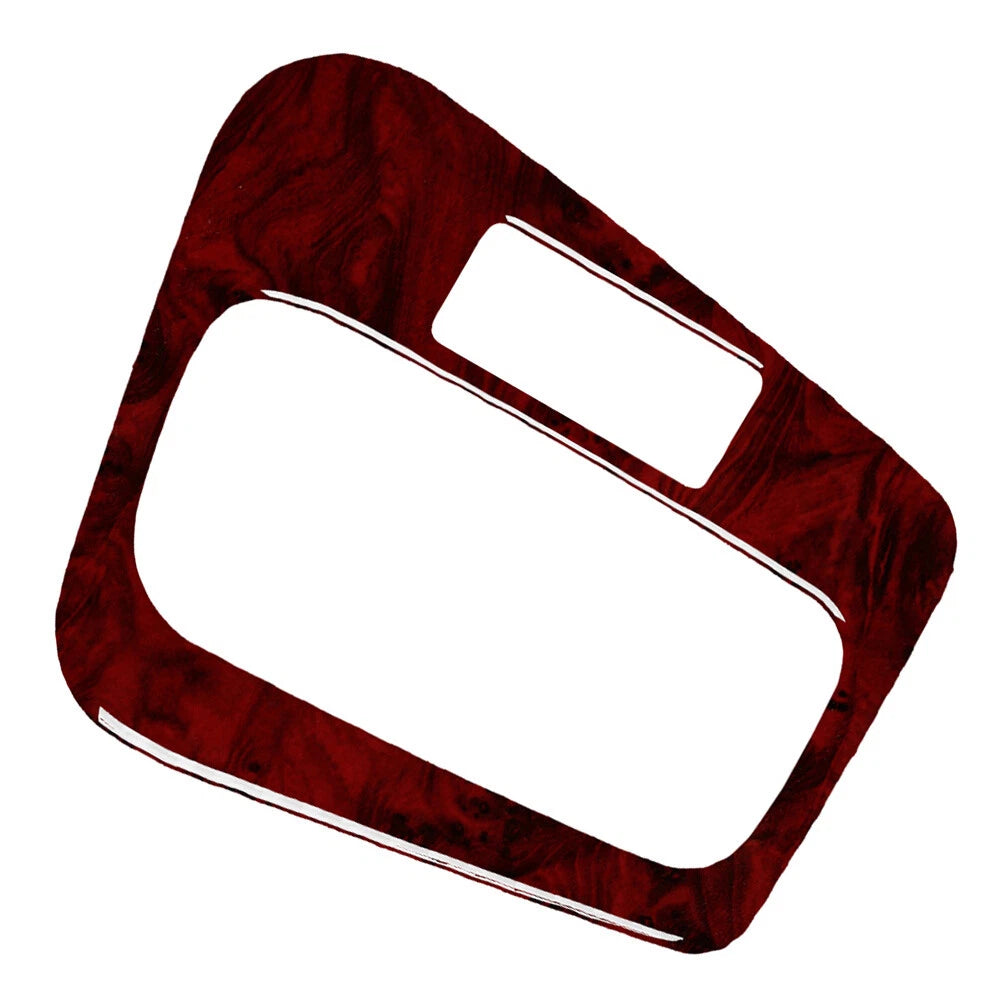 Console Gear Shift Panel Cover Trim for BMW 3 Series E36 (1991–1999) Wood Red