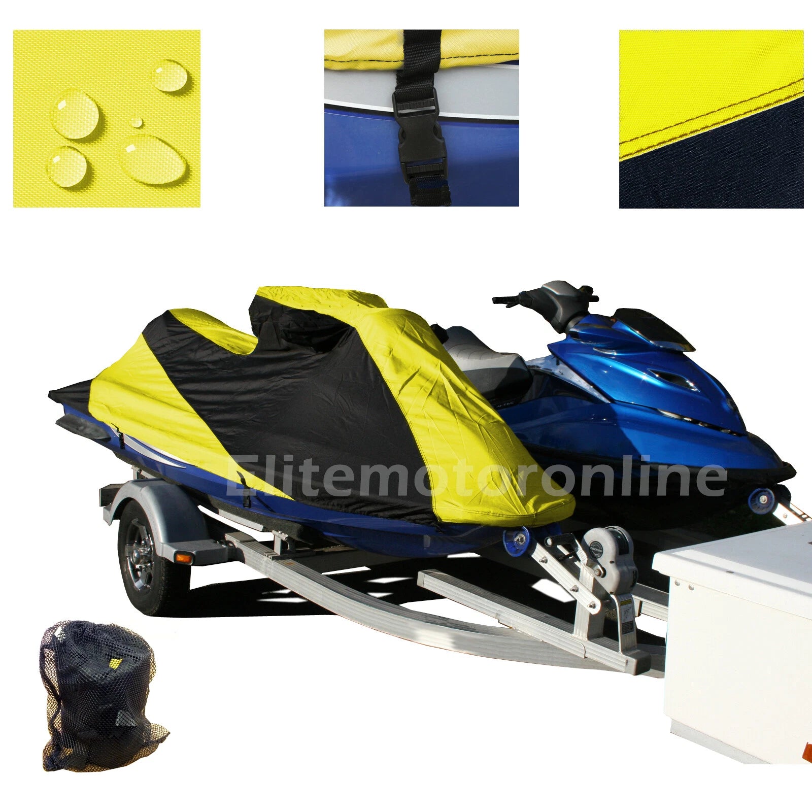 Waterproof Custom Fit Cover for Kawasaki JetSki 750 900 STX (1993–2003)