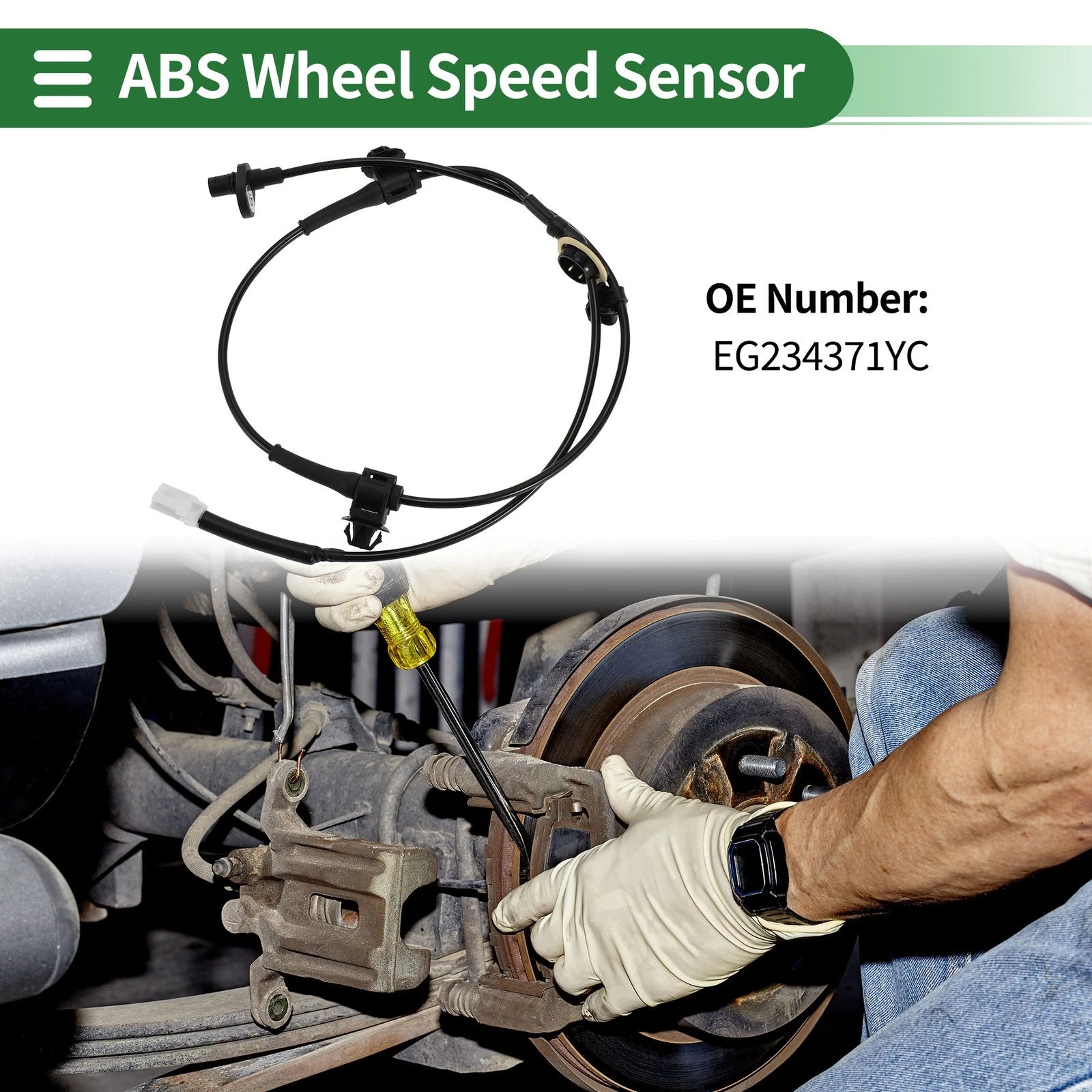 ABS Wheel Speed Sensor Replacement for Mazda CX-7 (2007–2012)