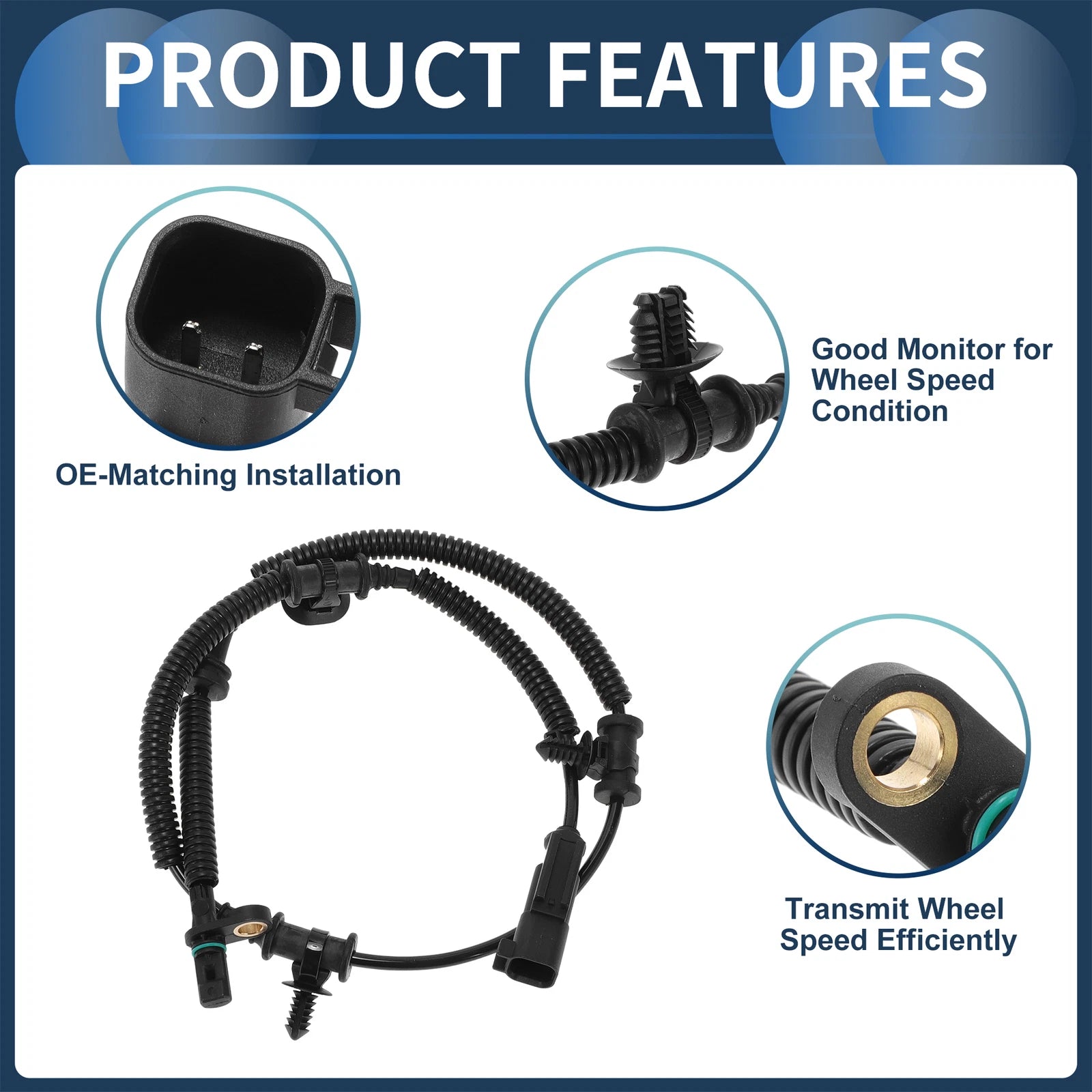 ABS Wheel Speed Sensor No. 68312418AB for Chrysler Pacifica (2017–2018)