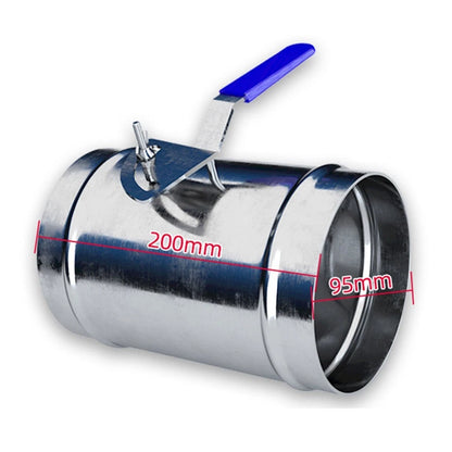 20cm Manual Air Damper Valve for HVAC Systems Airflow Control