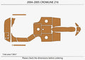 EVA Foam Teak Deck Floor Mat for Crownline 216 (2005)