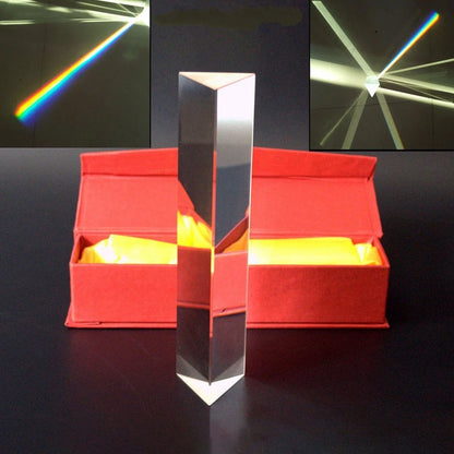 2 Inch Optical Glass Triangle for Colorful Light Effects and Learning