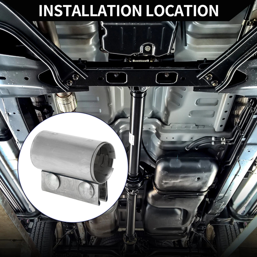 Exhaust Pipe Clamp for Car (1.65" 87mm)