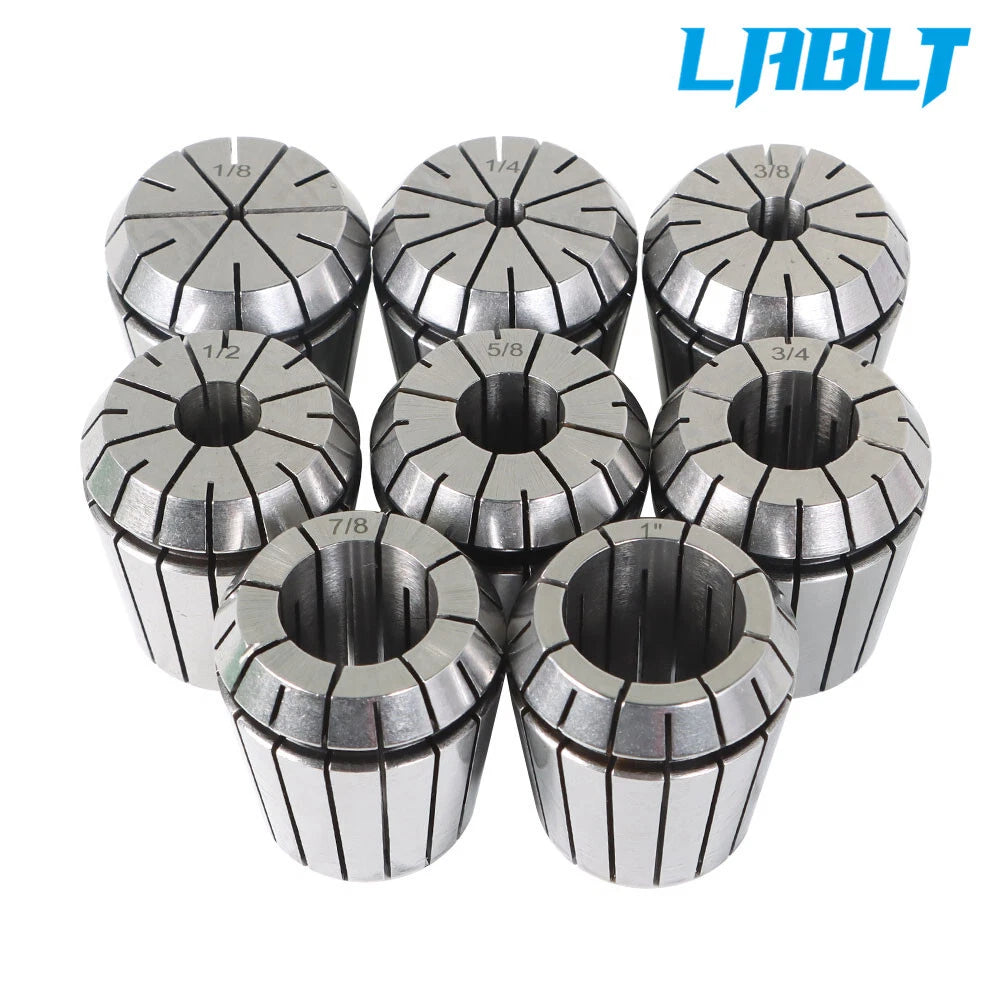 10 Pack ER-40 Spring Collet Chuck Set for Precision Machining (Accuracy .0005")